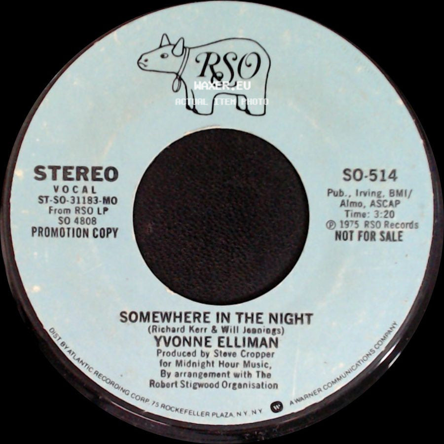 Yvonne Elliman - Somewhere In The Night / Somewhere In The Night side B