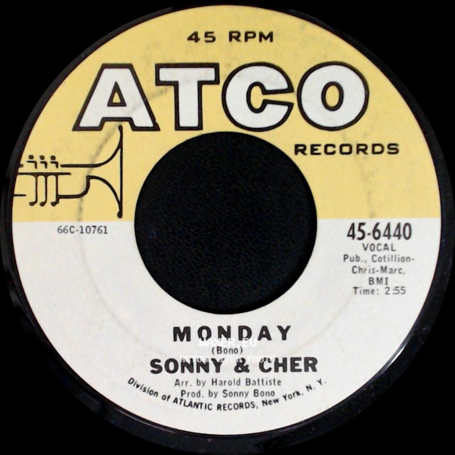 Sonny & Cher - Little Man / Monday side B
