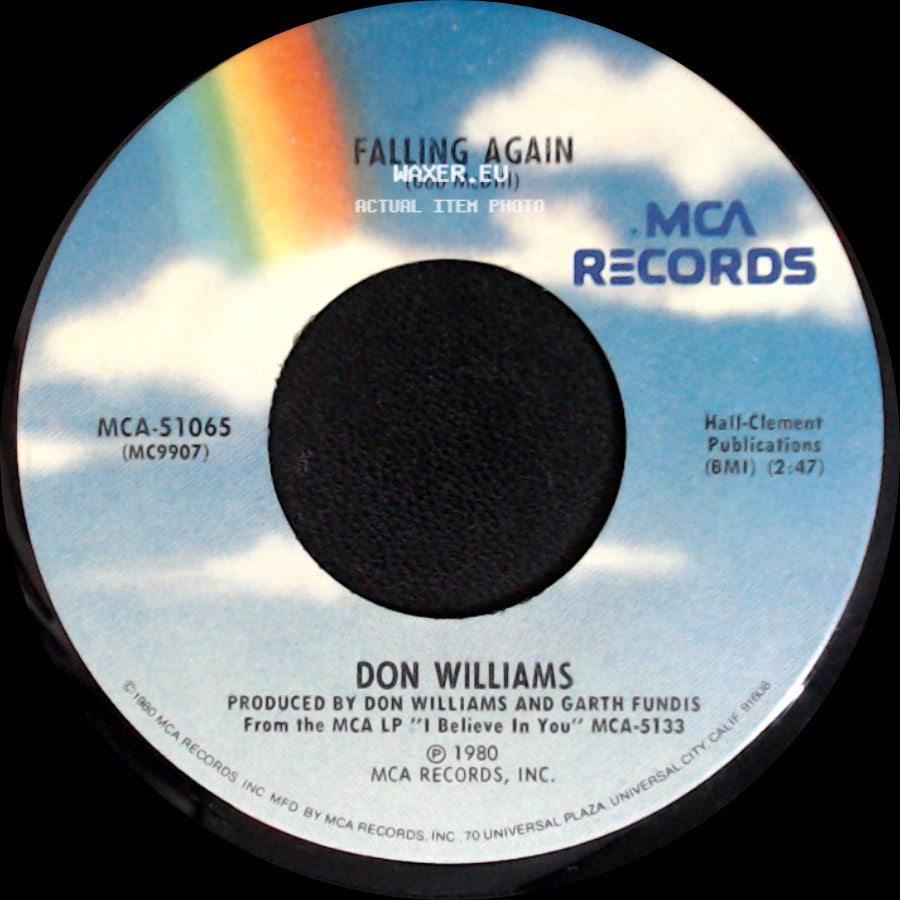Don Williams - I Keep Putting Off Getting Over You / Falling Again side B