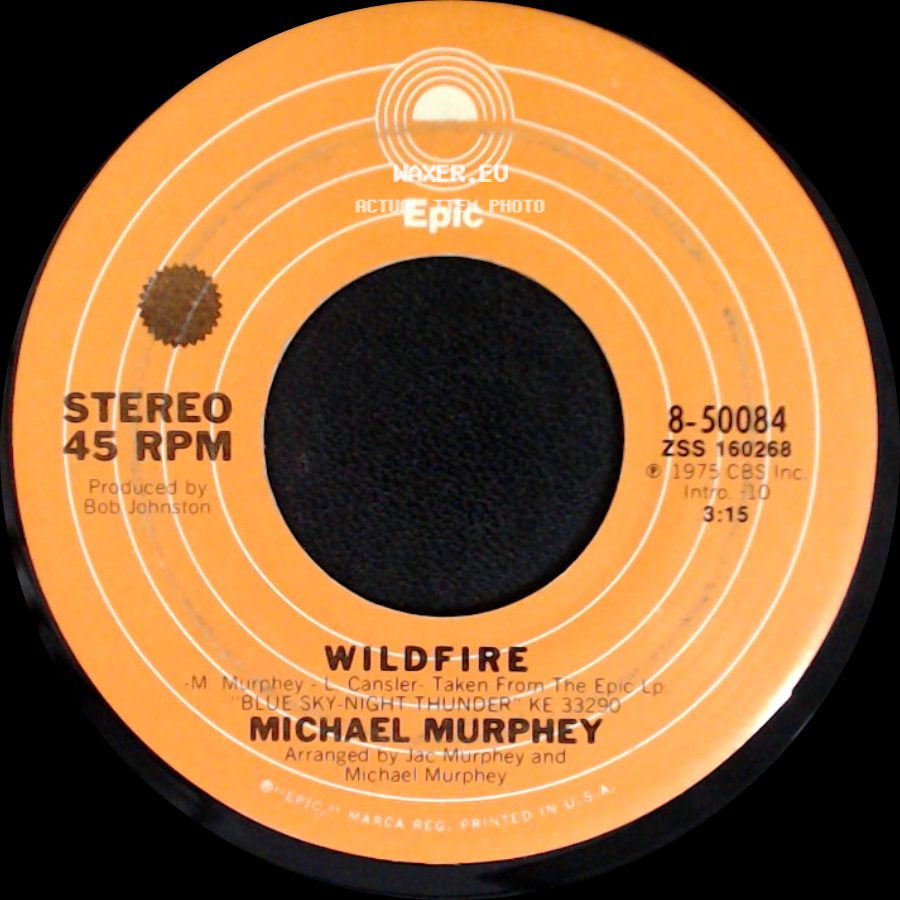 Michael Murphey - Night Thunder / Wildfire side B