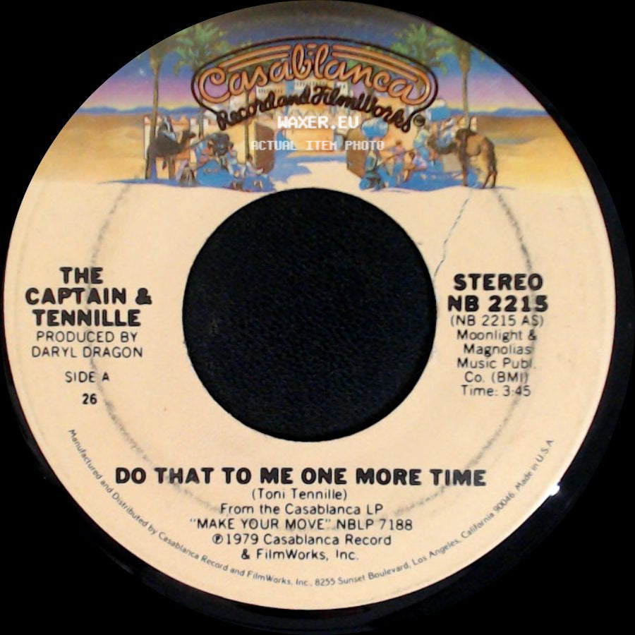 The Captain & Tennille - Do That To Me One More Time / Deep In The Dark side A