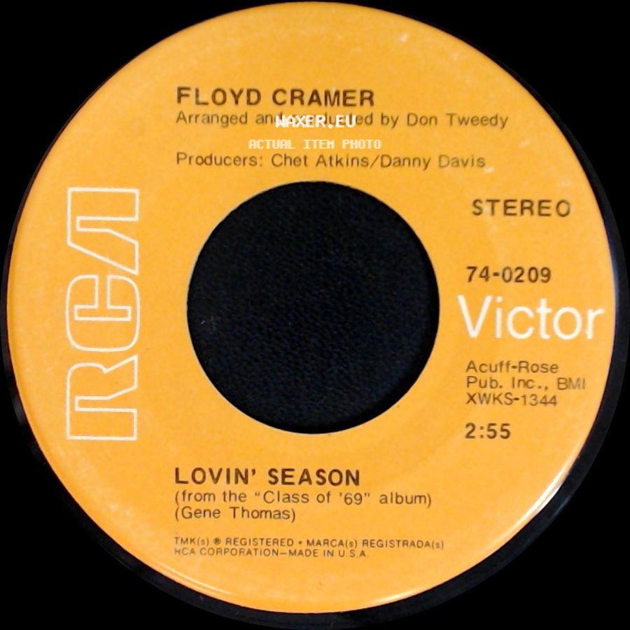 Floyd Cramer - Lovin' Season / Seattle side A
