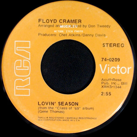 Floyd Cramer - Lovin' Season / Seattle side A