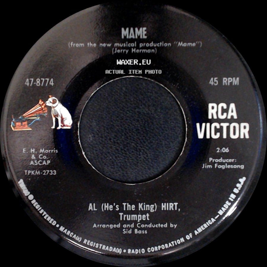 Al (He's The King) Hirt, Trumpet / Al (He's The King) Hirt - Mame / Seven Days To Tahiti side A