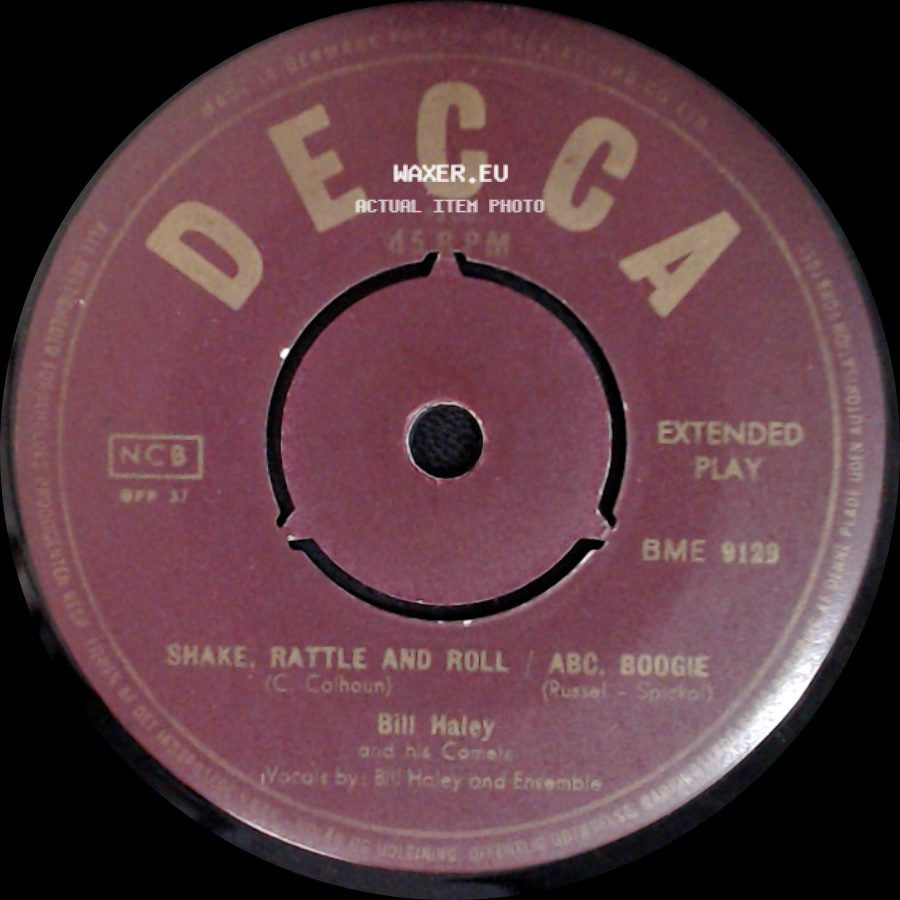 Bill Haley And His Comets - Happy Baby Dim, Dim The Lights / Shake, Rattle And Roll / Abc, Boogie side B