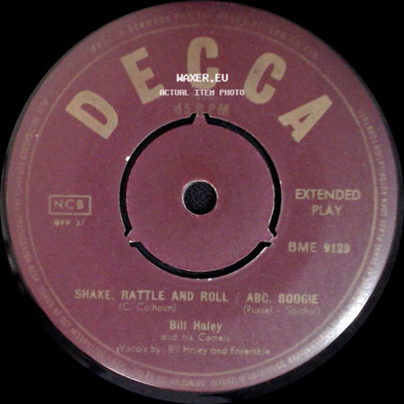Bill Haley And His Comets - Happy Baby Dim, Dim The Lights / Shake, Rattle And Roll / Abc, Boogie side B
