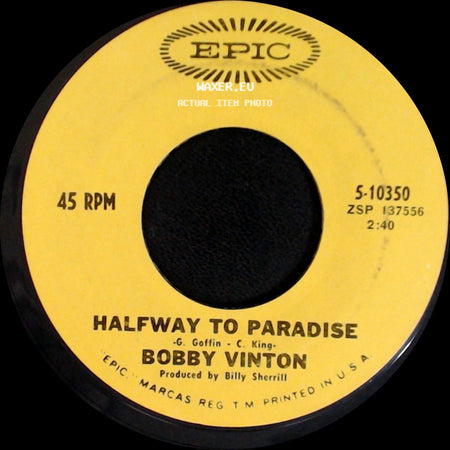 Bobby Vinton - (My Little) Christie / Halfway To Paradise side B