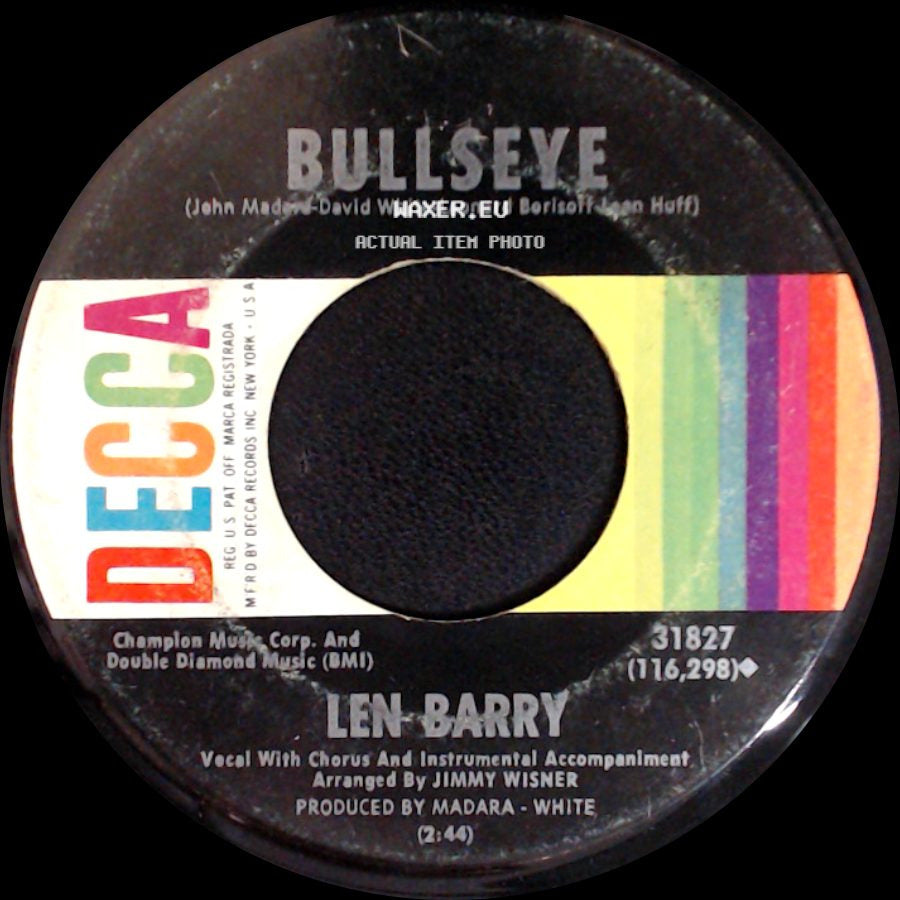 Len Barry - Bullseye / 1-2-3 side A