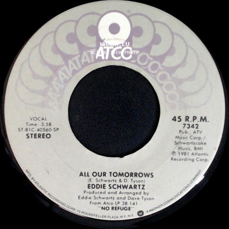 Eddie Schwartz - All Our Tomorrows / Tonight side A