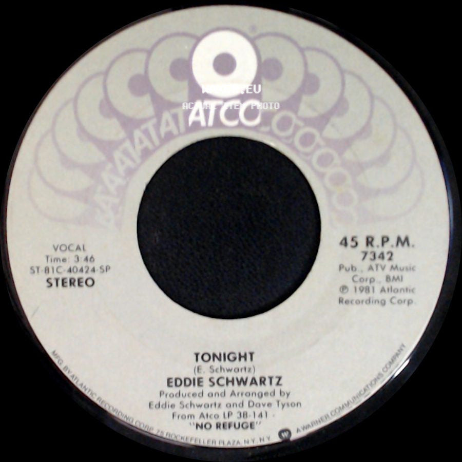 Eddie Schwartz - All Our Tomorrows / Tonight side B