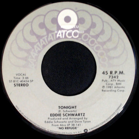 Eddie Schwartz - All Our Tomorrows / Tonight side B