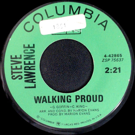 Steve Lawrence - Walking Proud / All The Way Home side A