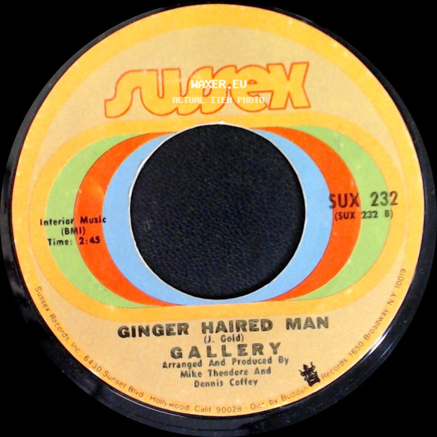 Gallery - Ginger Haired Man / Nice To Be With You side A