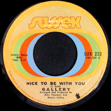 Gallery - Ginger Haired Man / Nice To Be With You side B
