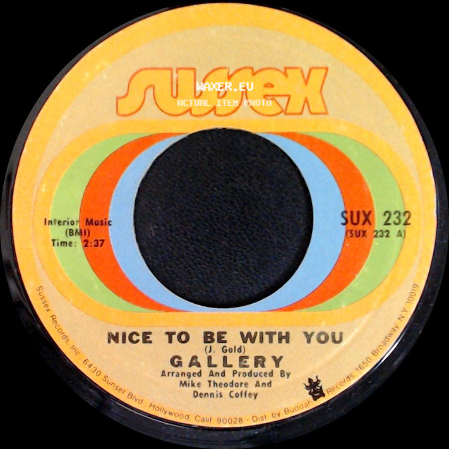 Gallery - Ginger Haired Man / Nice To Be With You side B