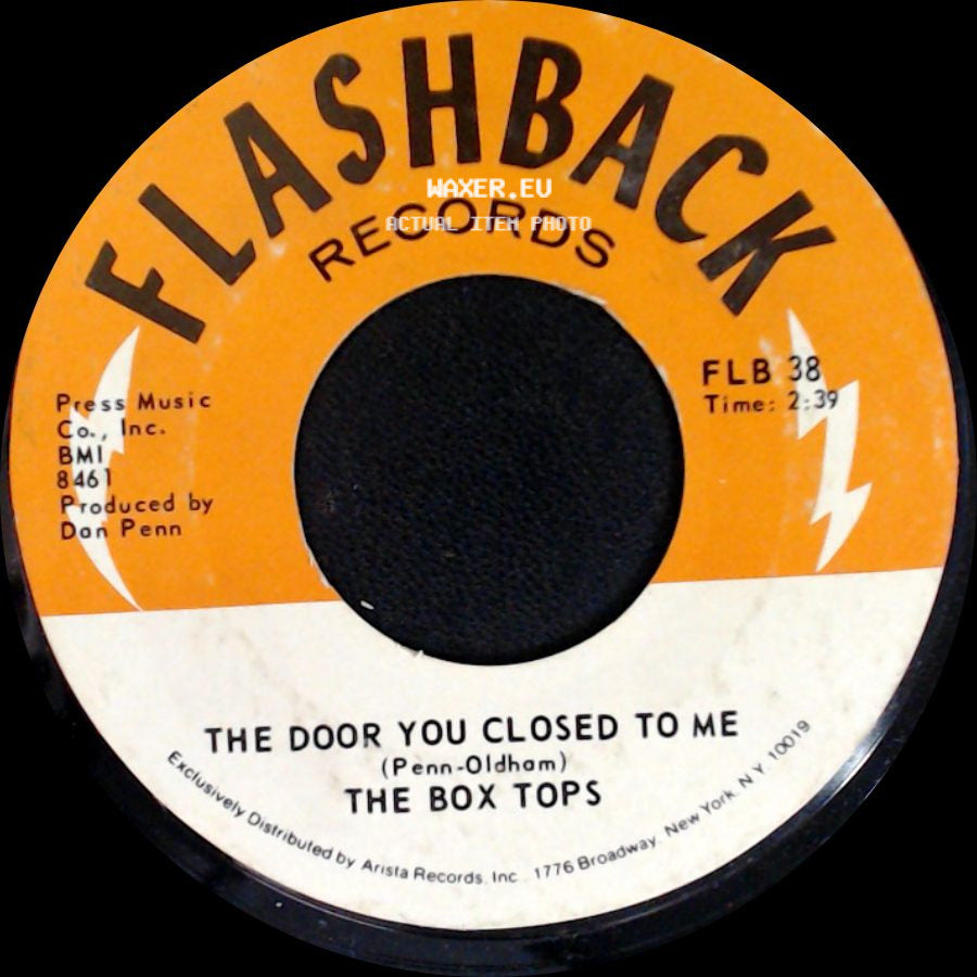 The Box Tops - The Door You Closed To Me / Cry Like A Baby side A