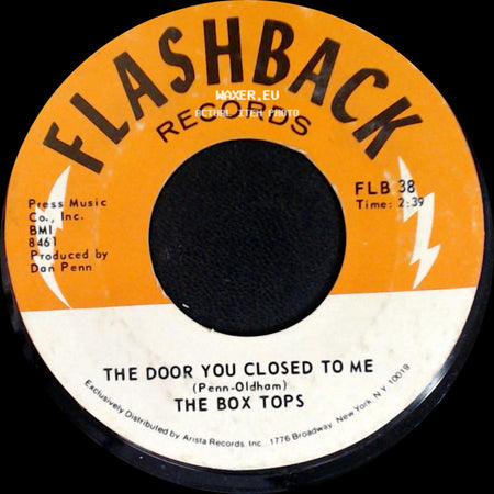 The Box Tops - The Door You Closed To Me / Cry Like A Baby side A