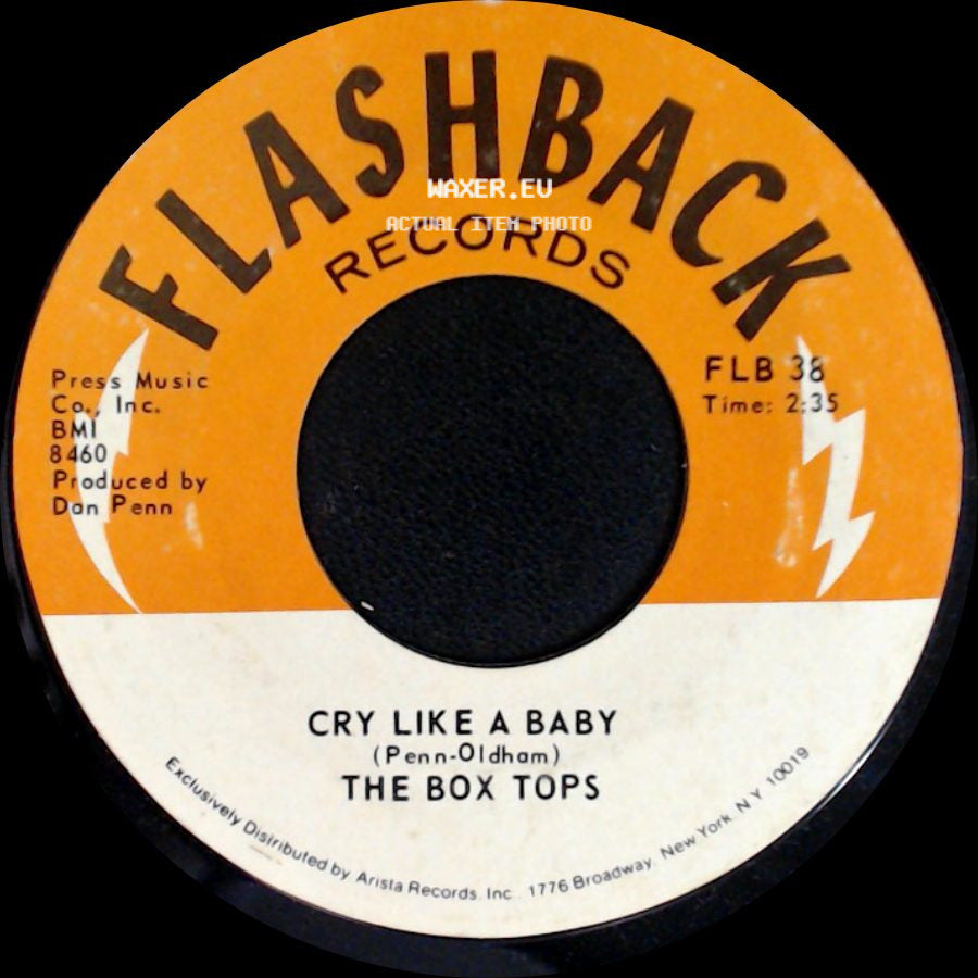 The Box Tops - The Door You Closed To Me / Cry Like A Baby side B