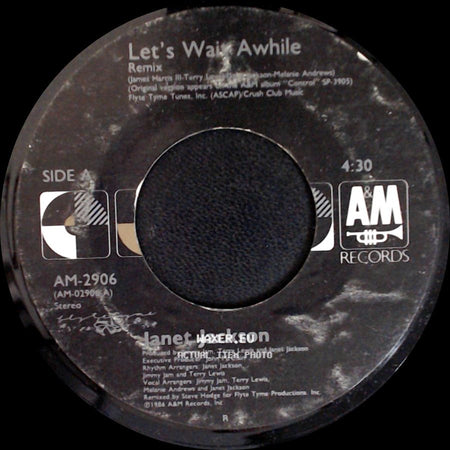 Janet Jackson - Let's Wait Awhile Remix / Pretty Boy side A