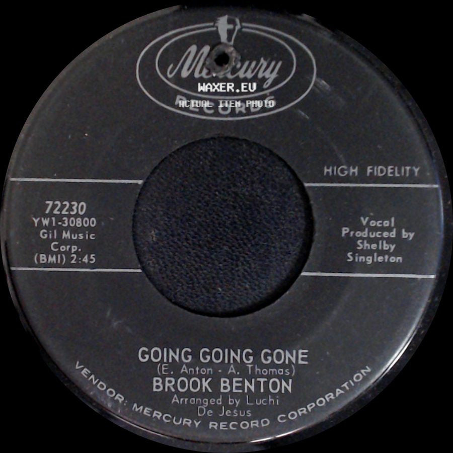 Brook Benton - Going Going Gone / After Midnight side A
