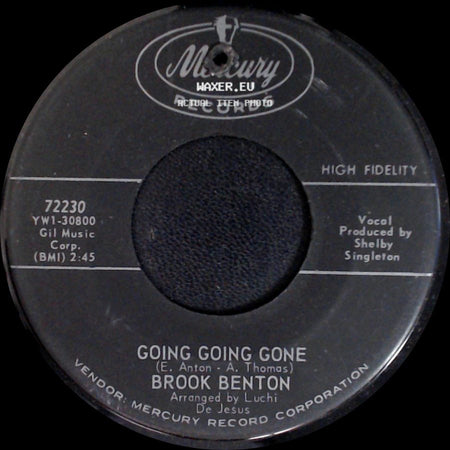 Brook Benton - Going Going Gone / After Midnight side A