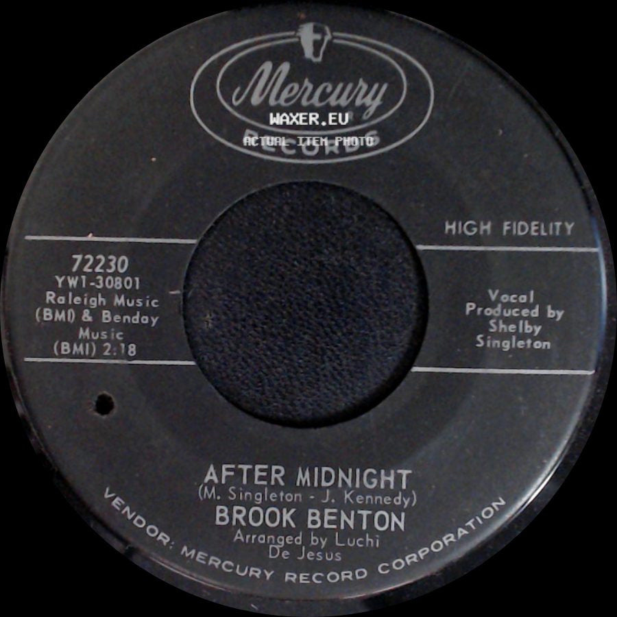 Brook Benton - Going Going Gone / After Midnight side B