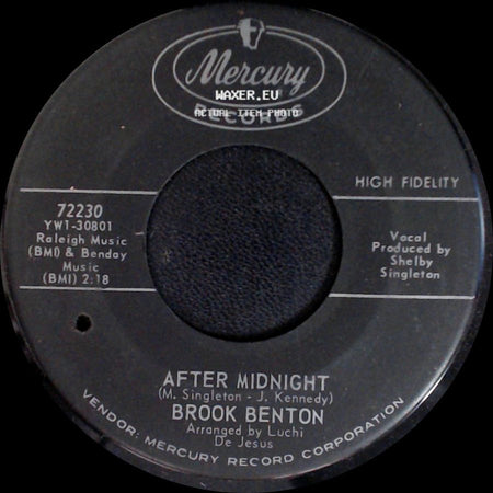 Brook Benton - Going Going Gone / After Midnight side B