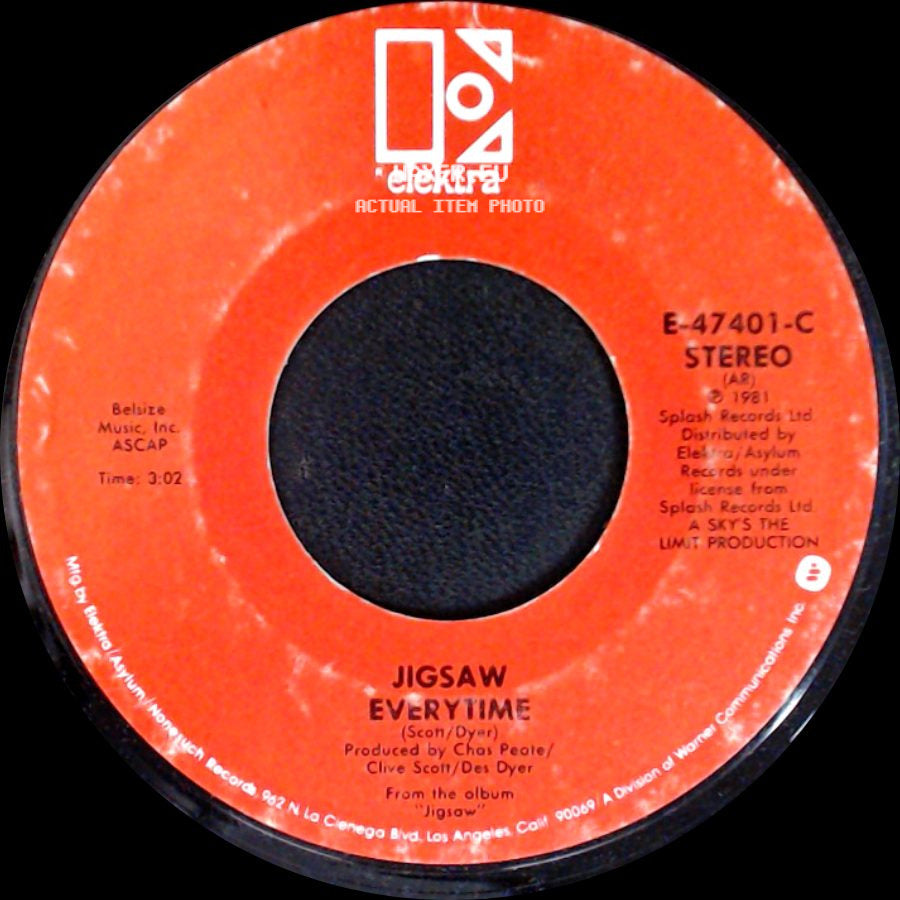 Jigsaw - You Bring Out The Best In Me / Everytime side B