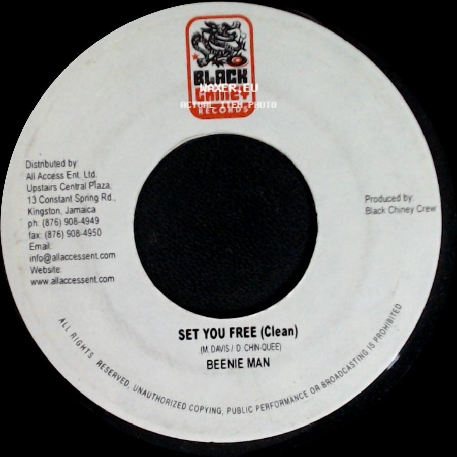Beenie Man - Set You Free (Clean) / Set You Free (Dirty) side A