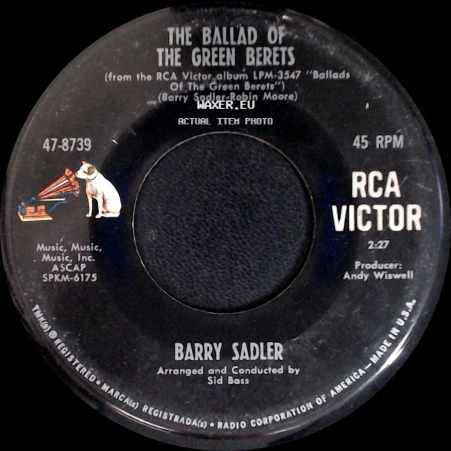 Barry Sadler - Letter From Vietnam / The Ballad Of The Green Berets side B