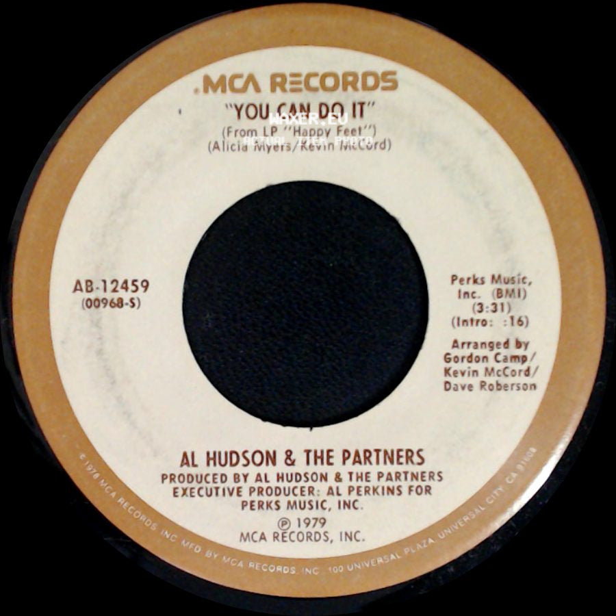Al Hudson & The Partners - You Can Do It / I Don't Want You To Leave Me side A