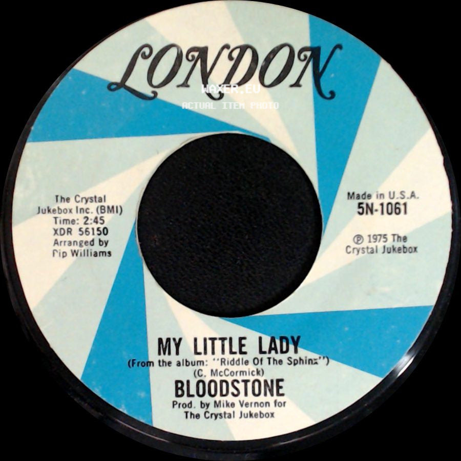 Bloodstone - Loving You Is Just A Pastime / My Little Lady side B