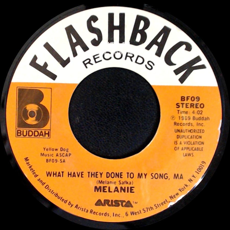 Melanie - Lay Down (Candles In The Rain) / What Have They Done To My Song, Ma side B
