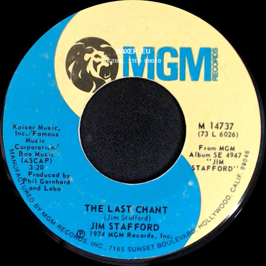 Jim Stafford - The Last Chant / Wildwood Weed side A