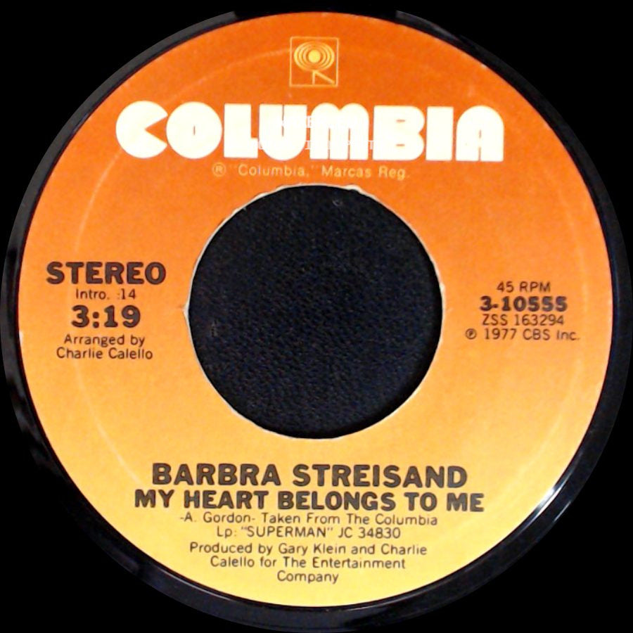 Barbra Streisand - Answer Me / My Heart Belongs To Me side B