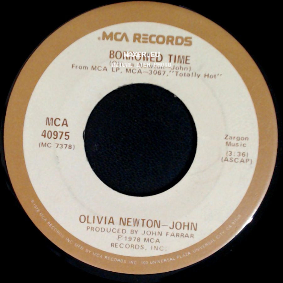 Olivia Newton-John - A Little More Love / Borrowed Time side B