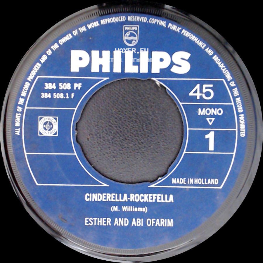 Esther And Abi Ofarim - Cinderella-Rockefella / Lonesome Road side A