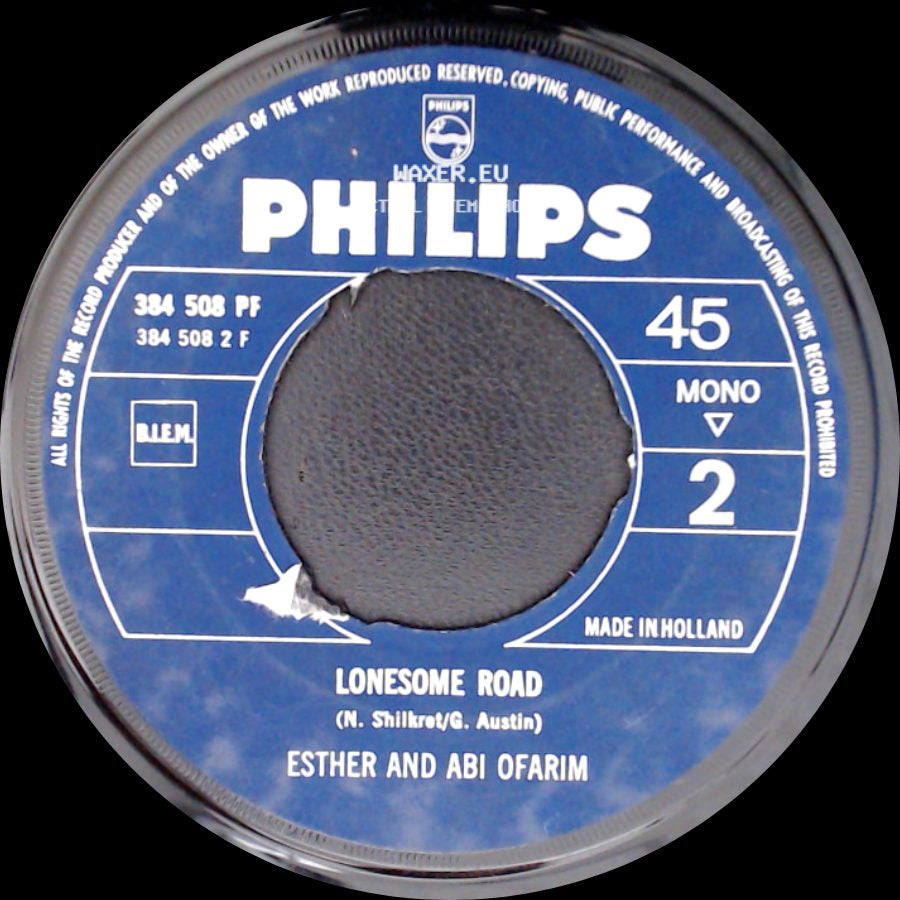 Esther And Abi Ofarim - Cinderella-Rockefella / Lonesome Road side B