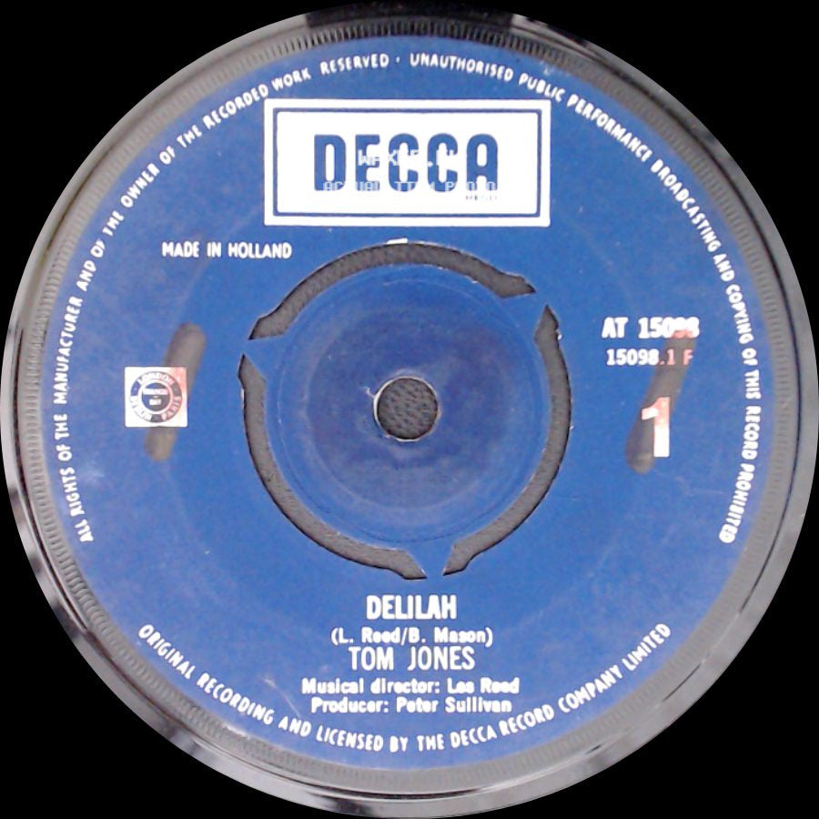 Tom Jones - Delilah / Smile side A
