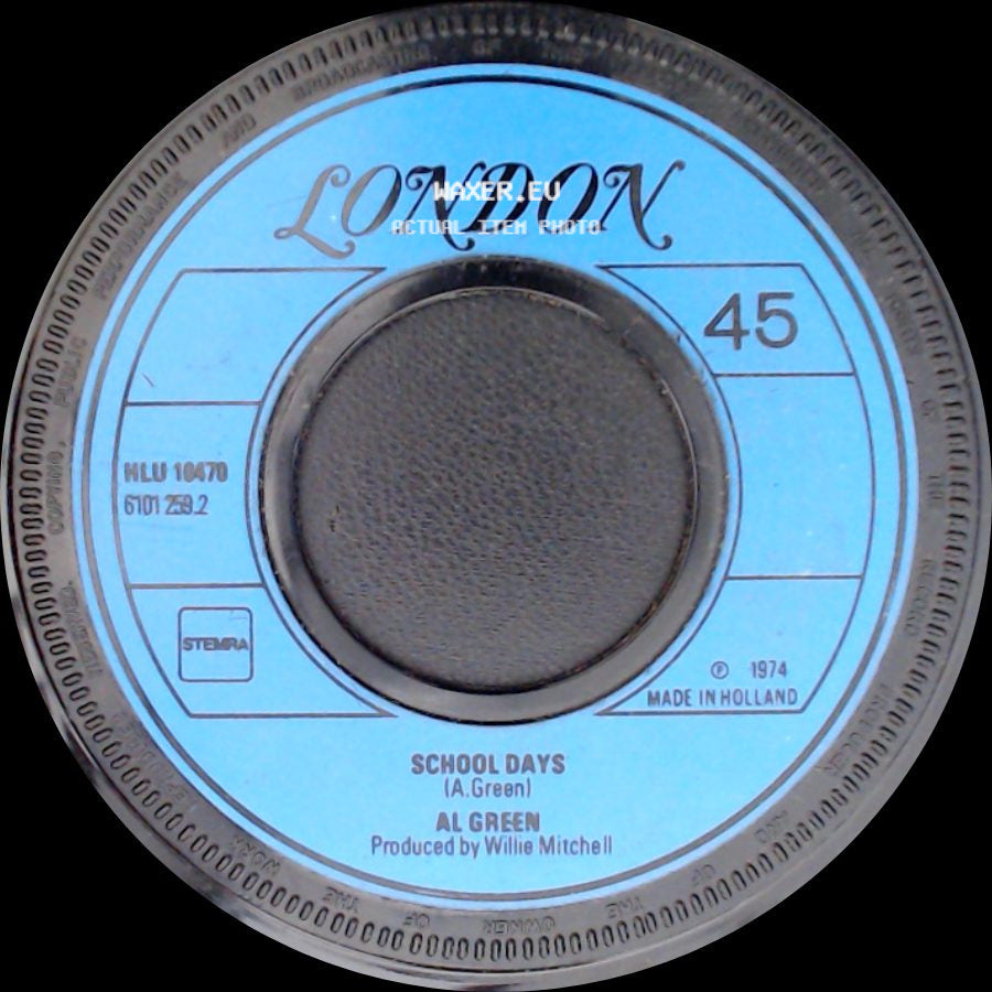Al Green - School Days / Sha-La-La (Make Me Happy) side A