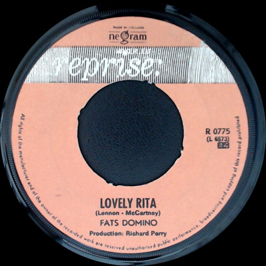 Fats Domino - Wait Till It Happens To You / Lovely Rita side B