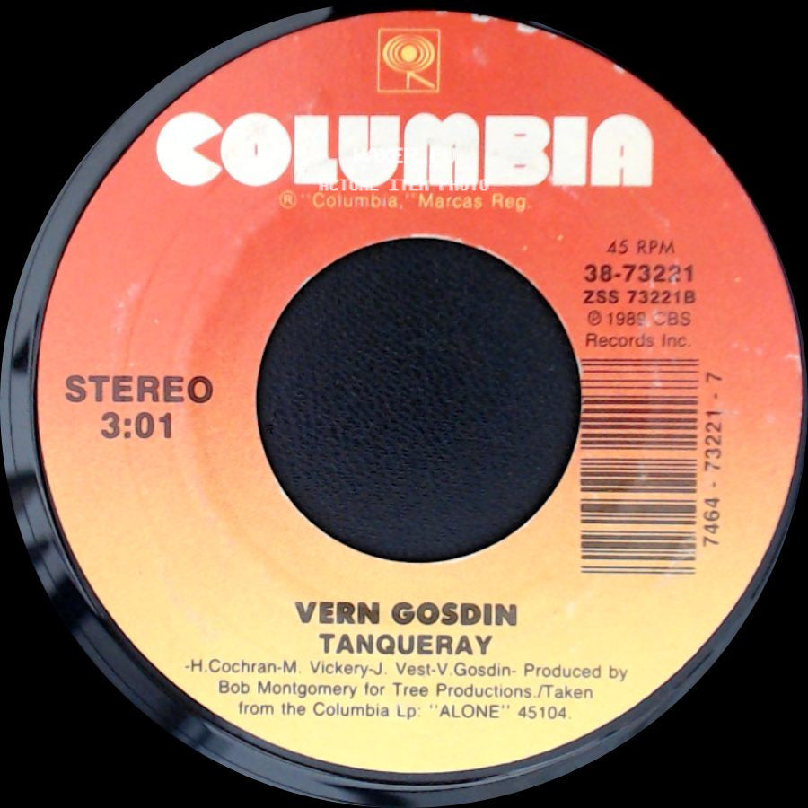 Vern Gosdin - Right In The Wrong Direction / Tanqueray side B