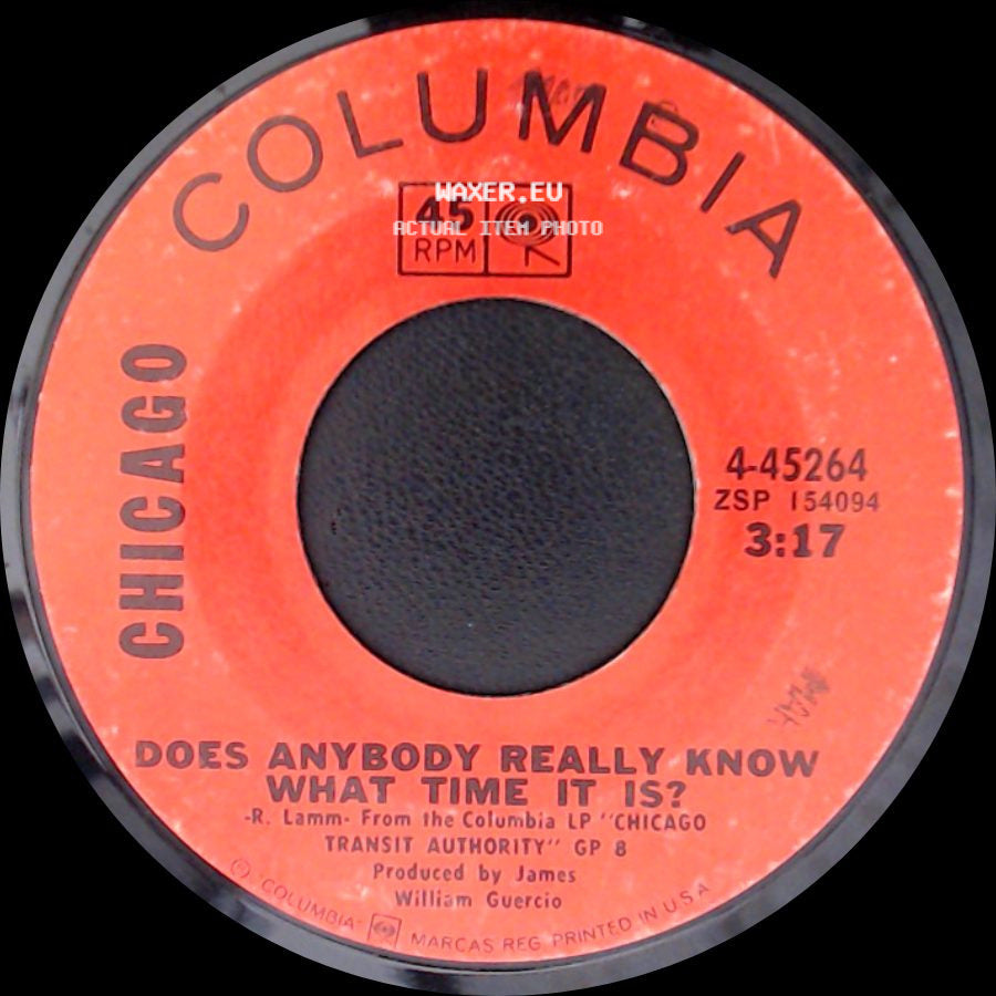 Chicago - Listen / Does Anybody Really Know What Time It Is? side B