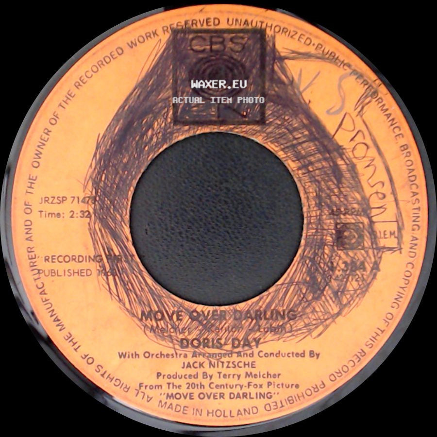 Doris Day - Twinkle Lullaby / Move Over Darling side B