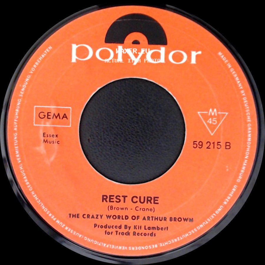 The Crazy World Of Arthur Brown - Rest Cure / Fire side A