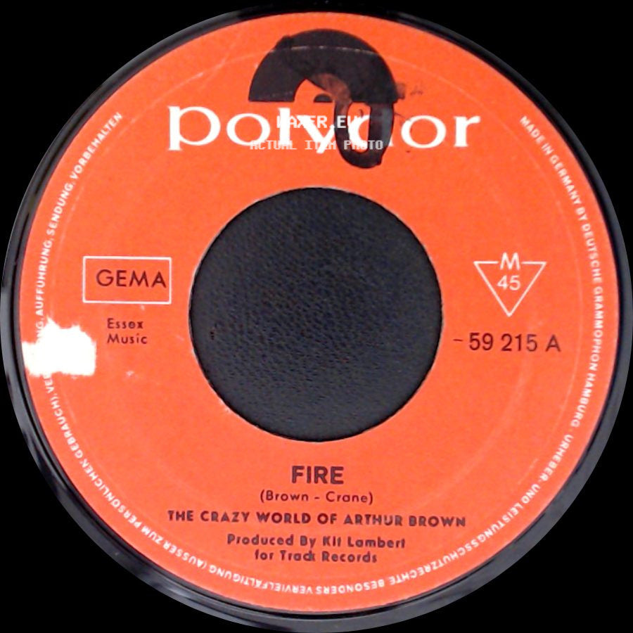 The Crazy World Of Arthur Brown - Rest Cure / Fire side B
