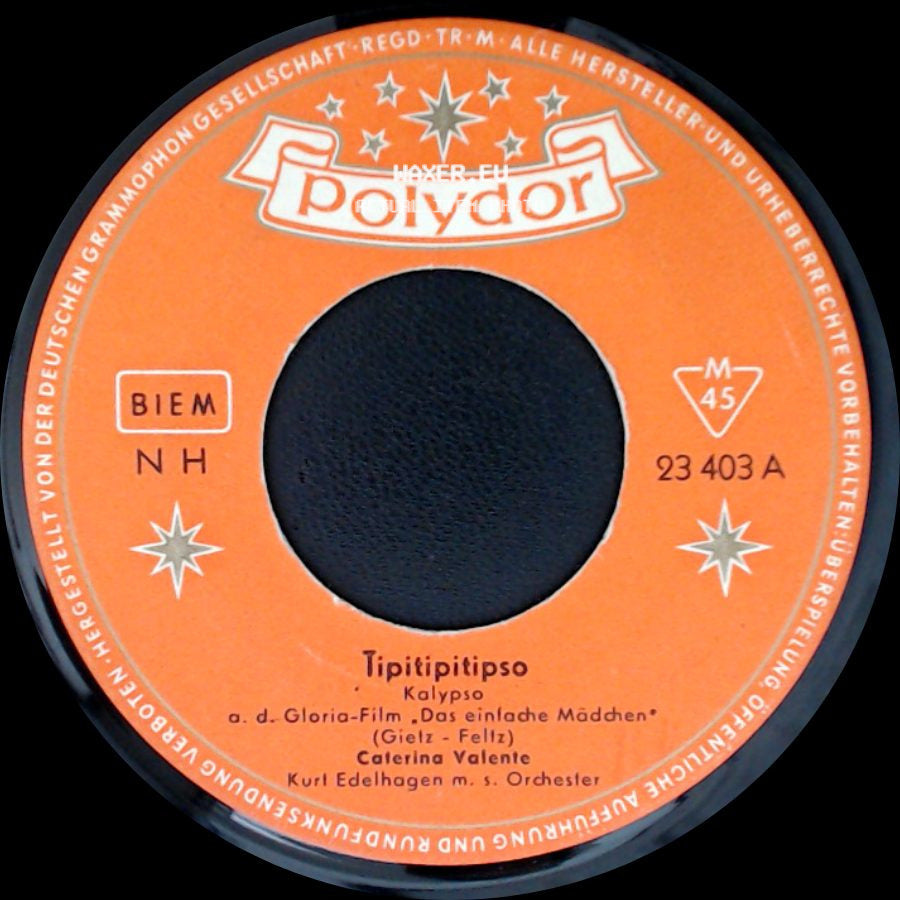 Caterina Valente - Amadeo, Ich Will Warten / Tipitipitipso side B