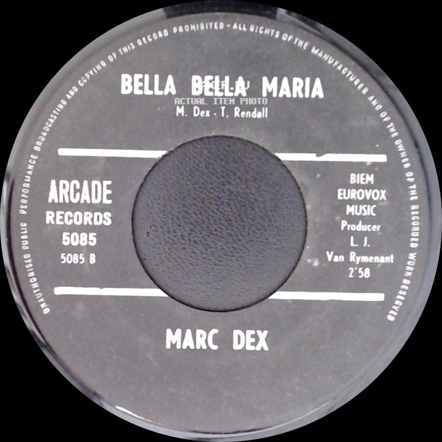 Marc Dex - Bella Bella Maria / Palma De Mallorca side A
