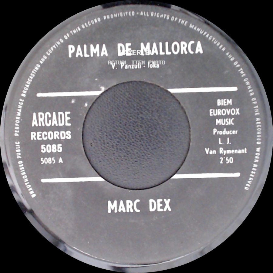 Marc Dex - Bella Bella Maria / Palma De Mallorca side B
