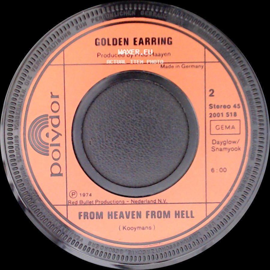 Golden Earring - Instant Poetry / From Heaven From Hell side B